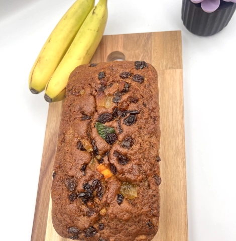 Fruity banana bread